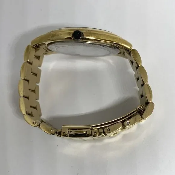 Michael Kors MK3179 Women's Stainless Steel Analog Gold Dial Quartz Watch LJ318 - Picture 11 of 12